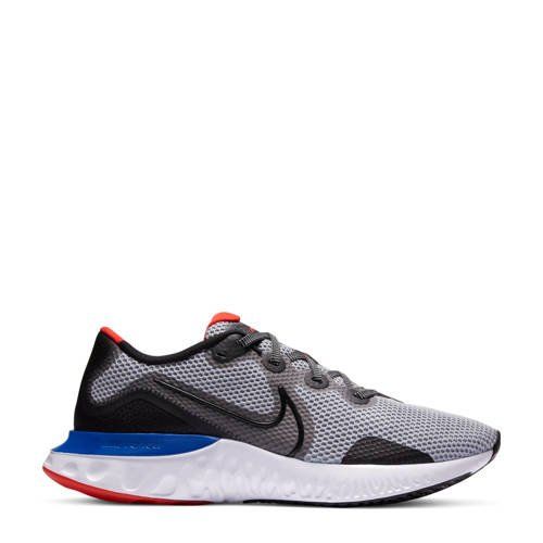 Nike Renew Run hardloopschoenen grijs/zwart/blauw - Heren