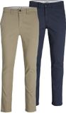 JACK & JONES Marco Dave Pk slim fit heren chino beige blauw