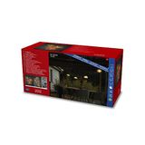 Konstsmide LED biertuinkettingen systeem basisset incl. dimmer, 10 amber diodes, 24V, buiten (IP44), 12W, zwarte kabel - 4140-810
