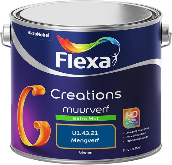FLEXA Creations Muurverf - Extra Mat - Colorfutures 2019 - U1.43.21 - 2,5 liter