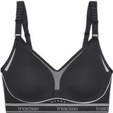 Triumph Triaction Cardio Breeze Voorgevormde Sport BH - Zwart - 85C