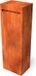Geroba brievenbus LettaC1 – Cortenstaal – 400×300×1200 mm