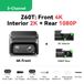 StarTech Z60T Dashcam - 3-kanaals - 4K-voorkamera - 2K-achteruitrijcamera - 1080p-interieurcamera - HDR-nachtzicht - ADAS GPS - 64GB U3 SD-kaart