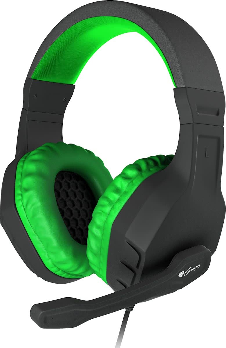 Genesis Argon 200 - Stereo PC Gaming Headset - Groen