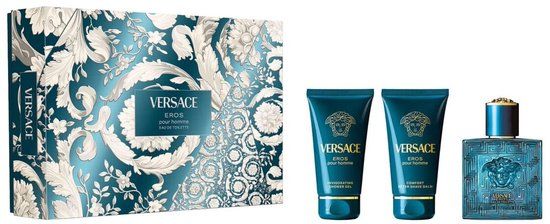 Versace Eros Pour Homme Giftset edt 50ml + Showergel 50ml + After Shave Balm 50ml