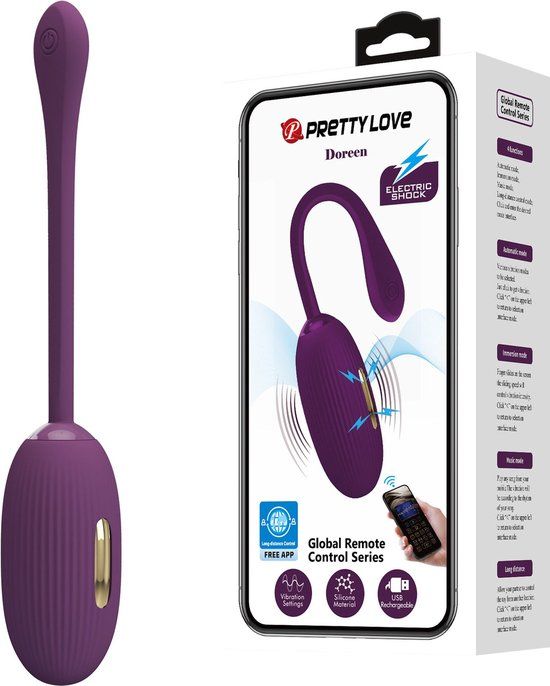 Pretty Love Doreen E-stim Vibrerend Eitje