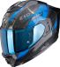 Scorpion EXO-1500 Carbon Platted Black Blue Integraalhelm Maat XS