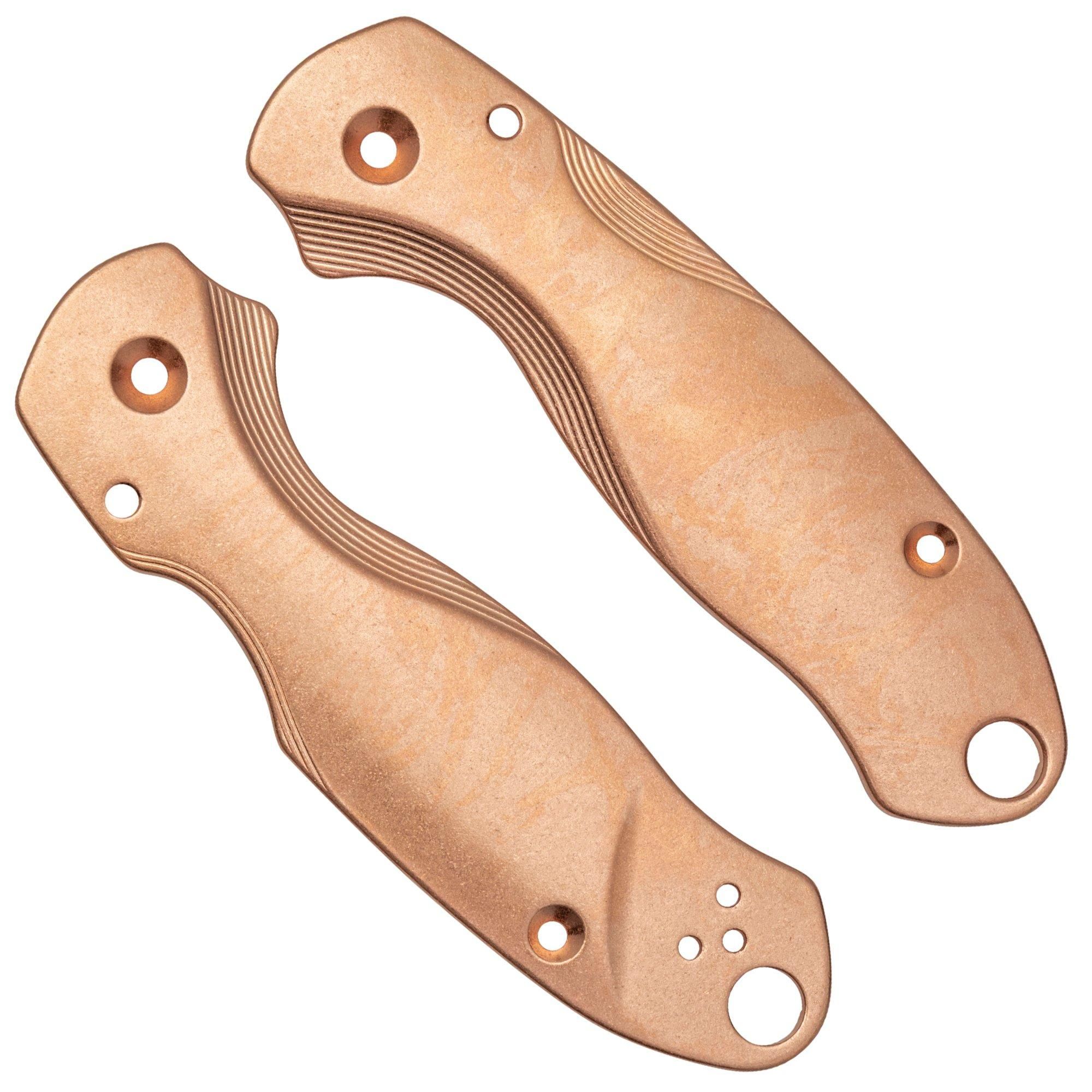 Flytanium Spyderco Para 3 Scales - Lotus Copper