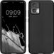 kwmobile coque de téléphone compatible avec Motorola Edge 30 Neo - Coque arrière en gris métallisé