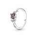 PANDORA Disney Die Schöne und das Biest Rose Ring in Sterling-Silber mit Zirkonia, Gr. 58, 190017C01-58