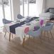 Bonamaison Tafelkleed, Anti-Mold, Sneldrogend, Waterdicht, 100% Polyester Tafellaken, Willekeurig patroon, 140 x 200 Cm - Ontworpen en Vervaardigd in Turkije