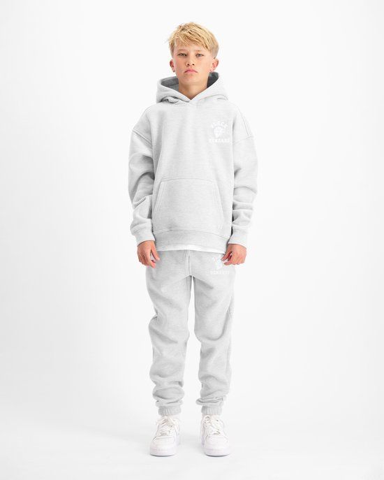 Black Bananas KIDS VARSITY SWEATSUIT Melange Grey Katoen Unisex 116