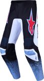 Alpinestars Fluid Drag Motocrossbroek Zwart/wit/rood/blauw Maat 28