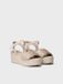 Toni Pons Espadrille en jute tressé avec talon compensé et boucle | ROCIO-PH