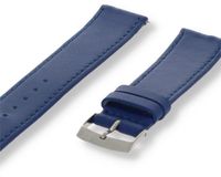 Morellato PMX065SPRINT.EC18 Basic Collection Horlogeband - 18mm - Blauw Leer Unisex