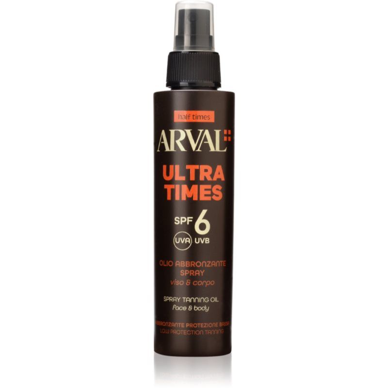 Arval Ultra Times SPF6 Bronzing Oil Spray 125ml