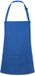 Karlowsky Korte schort met bib, blauw, textiel, effen, 60 x 75 cm