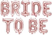 MAM Bride To Be - Folieballon Slinger - Rosegoud - 10 Meter - Feest - Trouwen