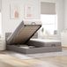 Maison Exclusive - Cadre de lit ottoman avec matelas taupe, 160x200 cm, textile