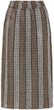 ICHI IADAPHNE SK Dames Midi Rokken Simply Taupe