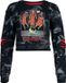 Steven Rhodes Rise Above the Bullshit Dames Sweatshirt - Blauw/Zwart - S
