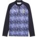 PUMA Olympique de Marseille shirt d'entraînement à quart de zip pour Homme, Bleu, Taille L