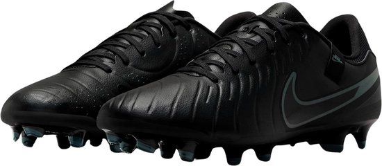 Nike Tiempo Legend 10 Academy FG/MG Voetbalschoenen Senior - Zwart - Donkergrijs - Maat 43