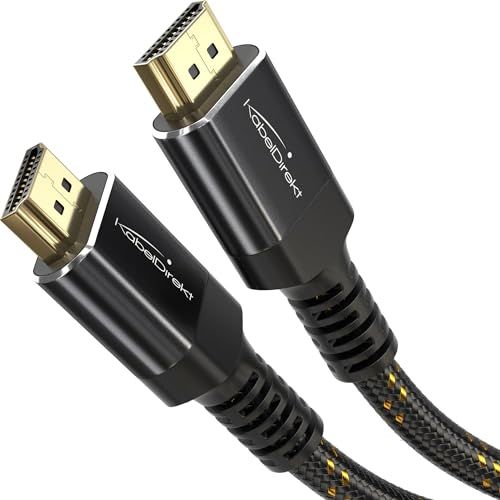 KabelDirekt HDMI 2.1b-kabel voor 8K/4K – 1,5m, metaal