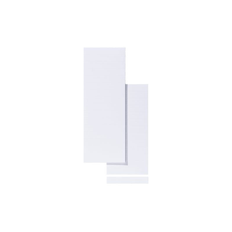 Atlanta Ruiterstrook voor Alzicht hangmappen A5847-10 100mm wit