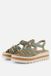 Rieker Sandalen F-Leest groen Synthetisch - Maat 36