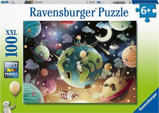 Ravensburger Fantasie planeten Puzzel - 100 stukjes - 6+ jaar