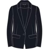 COMMA blazer en viscose stretch pour femmes