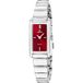 Festina F20767/4 Dames Polshorloge Rechthoekig Staal Rood Zilverkleurig