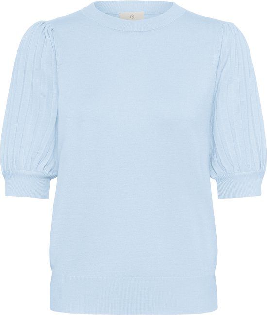 Kaffe KAlone Knit Pullover 1/2 SL Dames Trui - Nantucket Breeze