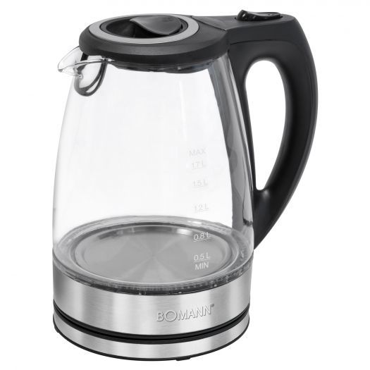 Bomann WKS 6032 G - Waterkoker - 1.7L - Glas