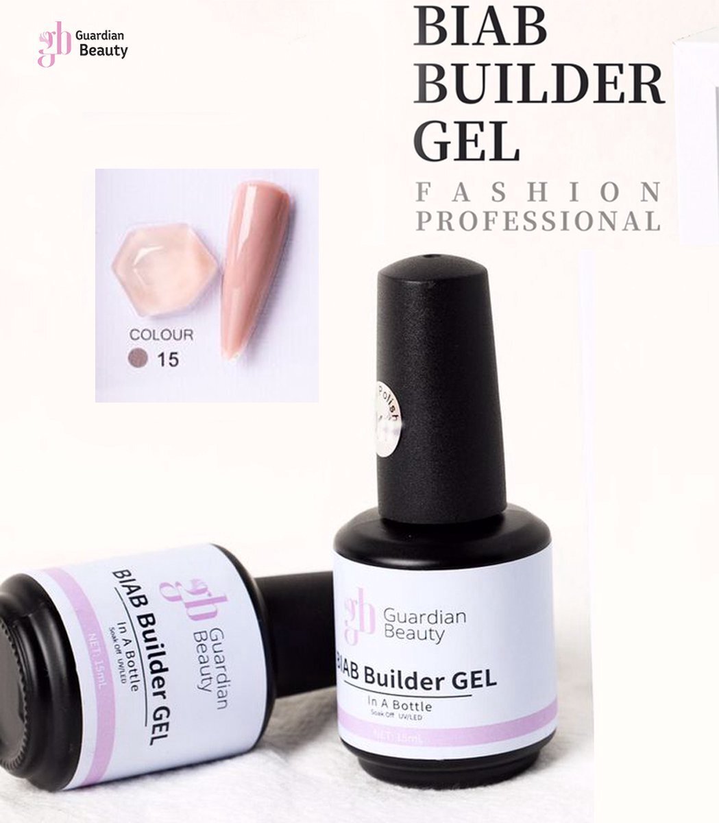 Guardian Beauty Nagel Gellak - Biab Builder gel #13 - Gellex - Absolute Builder gel - Aphrodite | BIAB Nail Gel 15ml