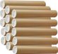 Tube à affiche sans marque en carton - 15x - 780 x 60 mm - Brun