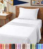 Utopia Bedding 3-delige beddengoedset van geborstelde microvezel, krimp- en | Extra zacht, comfortabel en ademend, kreukvrij en kleurecht
