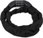 Chaîne antivol avec code à 5 chiffres - 120 cm - Noir
