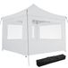 TecTake Gazebo de jardin blanc 3 x 3 m avec 4 panneaux latéraux