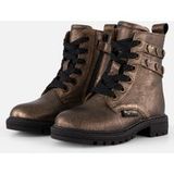 Muyters Muyters Veterboots goud Leer