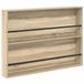 vidaXL Tijdschriftenrek Sonoma Eiken 100 x 12 x 70 cm Bewerkt hout