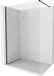 Mexen Kioto-X Paroi de douche Walk-in 110 x 200 cm, transparent 10 mm, noir