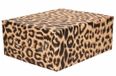 Bellatio Decorations Inpakpapier - panter / luipaard print - 200 x 70 cm - Bruin