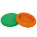 Nobby 61553 siliconen deksel groen + oranje; 2 stuks, Ø 11,5 cm