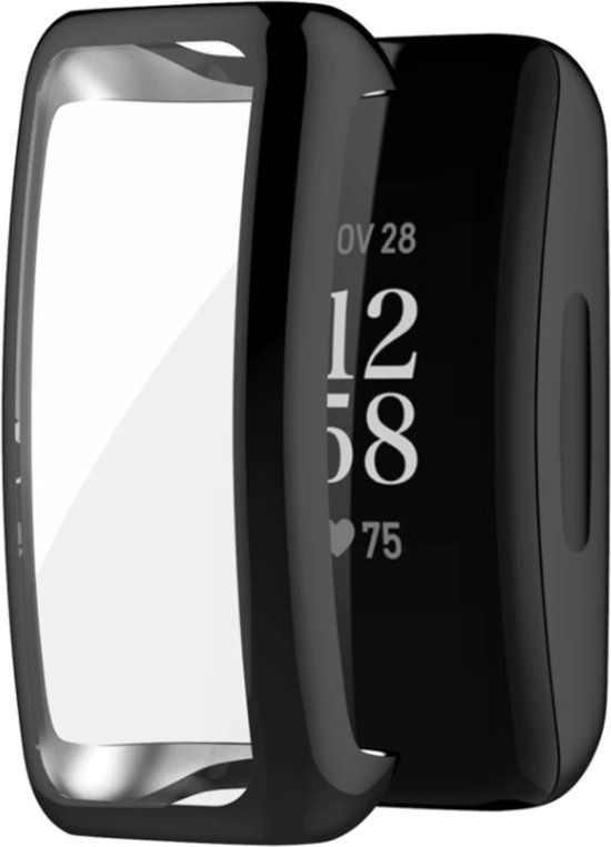 Strap-it TPU case - Black protective case for Fitbit Inspire 3