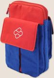 Switch Nintendo Switch - Soft bag Opbergtas - Joy Con controllers - Rood met blauw