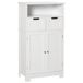 kleankin Badkamermeubel, 2 laden, nis, 60 x 30 x 109 cm, wit