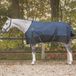 QHP Tapis d'extérieur 1200D Turnout Collection 150gr Bleu foncé
