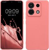 kwmobile telefoonhoesje geschikt voor Xiaomi Redmi Note 13 Pro 5G / Poco X6 5G - Pastelkleurig Koraal